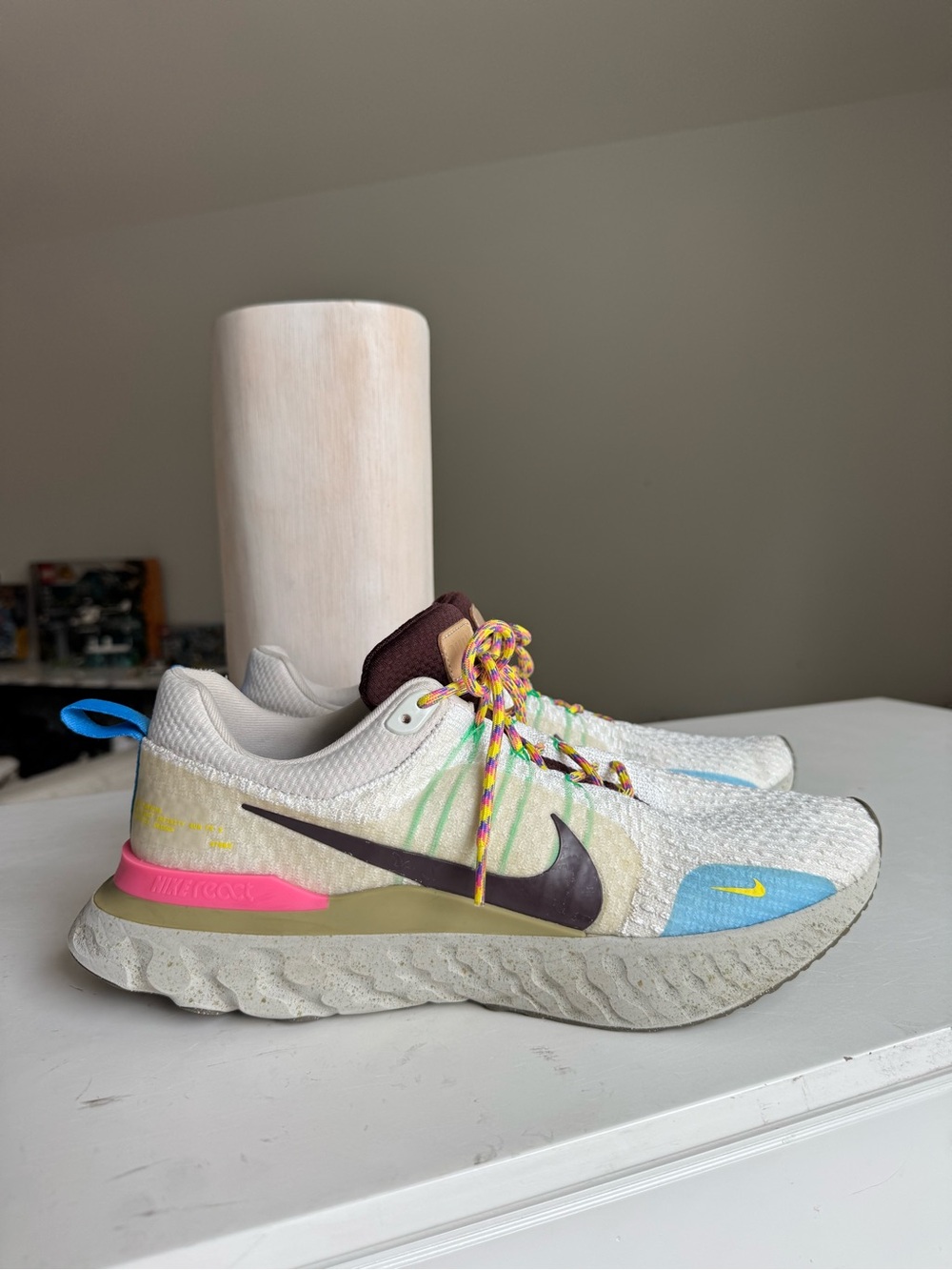 Nike React Infinity Run Flyknit A.I.R. White Multicolor Men’s US 12.5